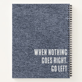 Verlassen Clever Masculin Notebook Notizblock