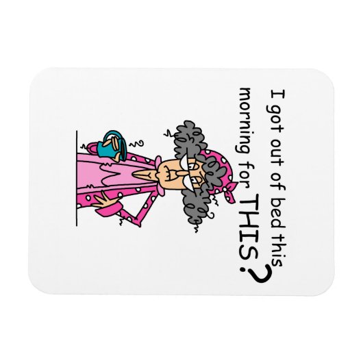 Verlassen einen Bett-Spaß Magnet (Horizontal)