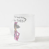 Verlassen einen Bett-Spaß Mattglastasse (Vorderseite Links)