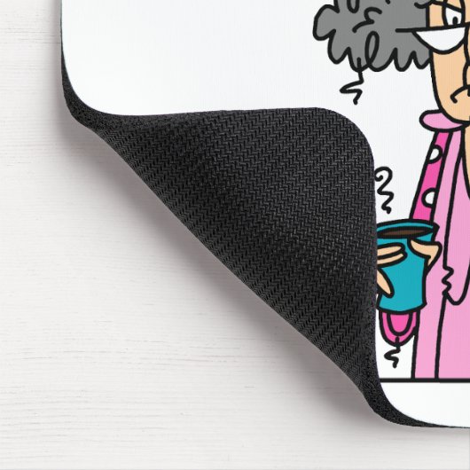 Verlassen einen Bett-Spaß Mousepad (Ecke)