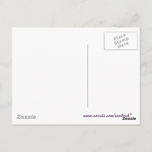 verlassen Gesichtssonnenblume Postkarte (Rückseite)