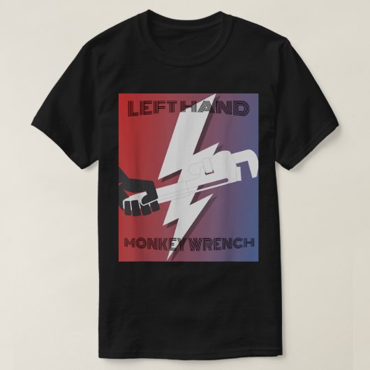 Verlassen Hand Monkey Wrench Denver Colorado Band T-Shirt (Design vorne)