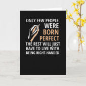 Verlassen Handarbeiter spendet stolz Links Hander Karte (Gelbe Blume)