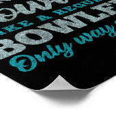 Verlassen Handbowler Poster (Ecke)