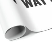 Verlassen Handdarter Geschenkpapier (Rolleneckpunkt)