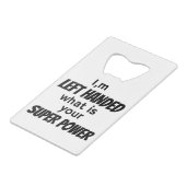 Verlassen Hander Geldbeutel Flaschenöffner (Rückseite Schrägansicht)