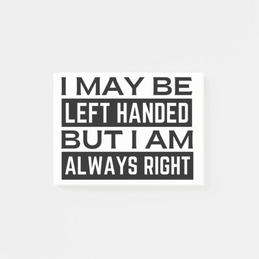 Verlassen Hander Post-it Klebezettel (Vorderseite)