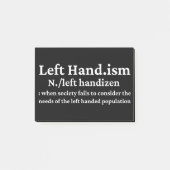 Verlassen Hander Post-it Klebezettel (Vorderseite)