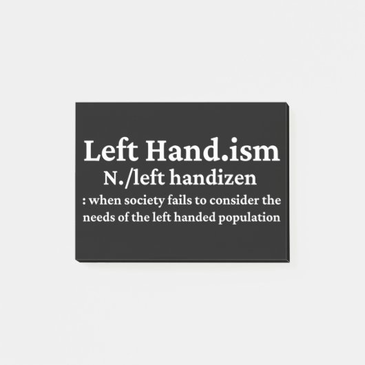 Verlassen Hander Post-it Klebezettel (Vorderseite)