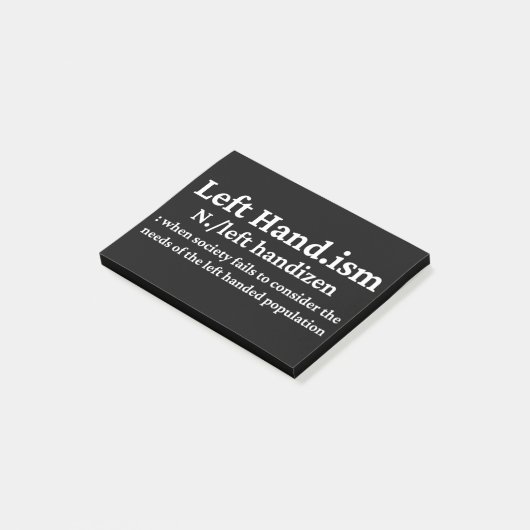 Verlassen Hander Post-it Klebezettel (angewinkelt)