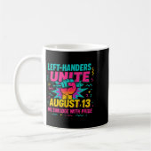 Verlassen Handers Day Verlassen Southpaw Pride Fun Kaffeetasse (Links)