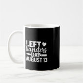 Verlassen Handers Day Verlassen Southpaw Pride Fun Kaffeetasse (Links)