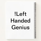 ! Verlassen handhabtes Genie Notizblock (Rückseite)