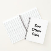 ! Verlassen handhabtes Genie Notizblock (Innenseite)