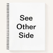 ! Verlassen handhabtes Genie Notizblock (Vorderseite)