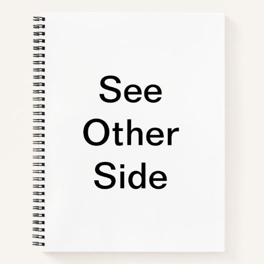 ! Verlassen handhabtes Genie Notizblock (Vorderseite)