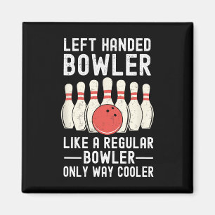 Verlassen Handheld Bowler Funny Bowling Player Magnet