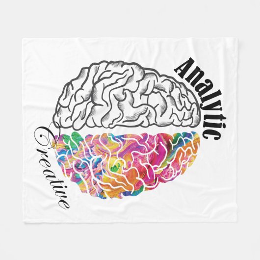 Verlassen Hirngespinst Fleecedecke (Vorderseite (Horizontal))