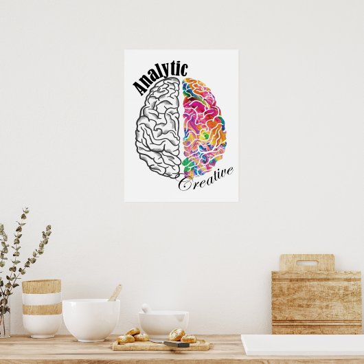 Verlassen Hirngespinst Poster (Küche)