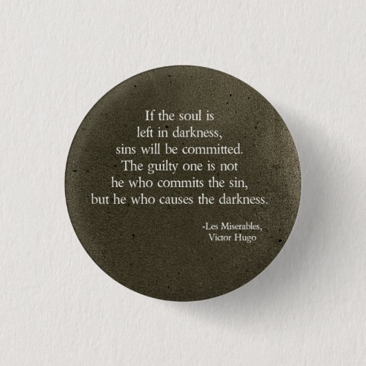 verlassen in der Dunkelheit Button (Vorderseite)