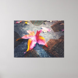 Verlassen in der Stadt Leinwanddruck