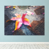 Verlassen in der Stadt Leinwanddruck (Insitu (Holzboden))