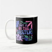 Verlassen in der Wassertaufe Christlich getauft Kaffeetasse (Links)