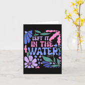 Verlassen in der Wassertaufe Christlich getauft Karte (Gelbe Blume)