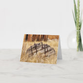 Verlassen Karte (Vorderseite)