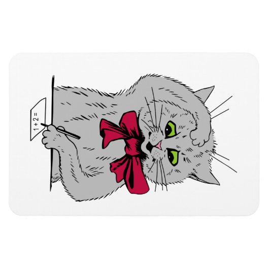 Verlassen Mathematikkatze Magnet (Horizontal)