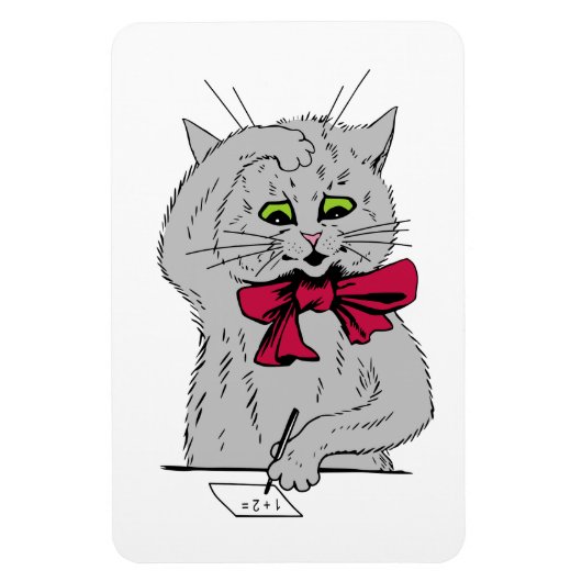 Verlassen Mathematikkatze Magnet (Vertikal)