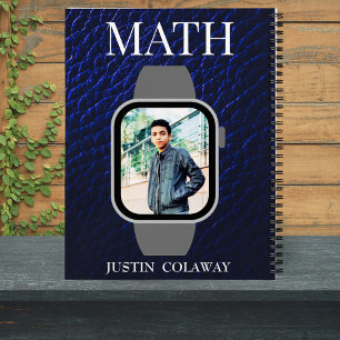 Verlassen Navy Blue School Planer Boys Foto Notizblock