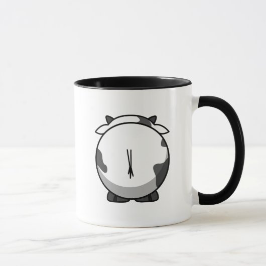 Verlassen Niedliche Kuh-Tasse Tasse (Rechts)