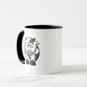 Verlassen Niedliche Kuh-Tasse Tasse (Vorderseite Links)