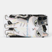 "Verlassen No Crumbs" Cat iPhone 11 Pro Fall Case-Mate iPhone Hülle (Rückseite (Horizontal))