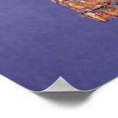 Verlassen Ohrring aus Paarbildern mit Poster (Ecke)