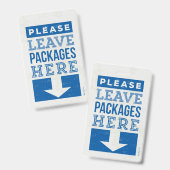 Verlassen Paket Ausweis (Vorder- & Rückseite)