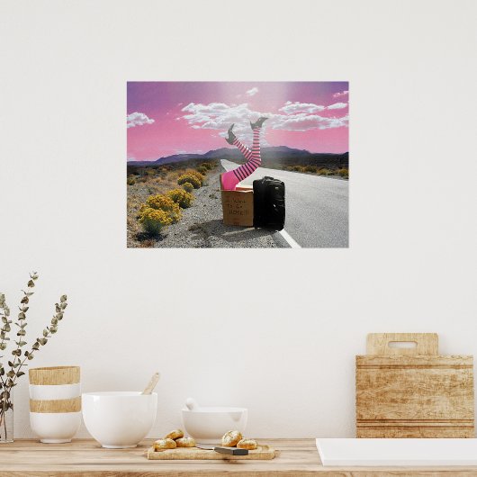 verlassen poster (Küche)