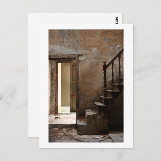 verlassen postkarte (Vorne/Hinten)