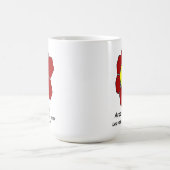 Verlassen Sie die Spur hinten Kaffeetasse (Mittel)