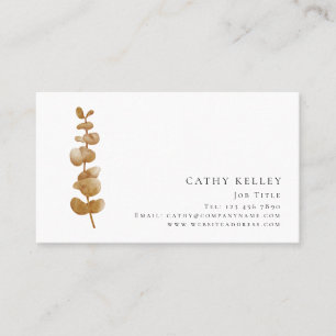 Verlassen Sie die Visitenkarte eines Unternehmens