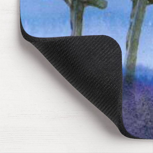 Verlassen Sie eine Furche Mousepad (Ecke)