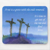 Verlassen Sie eine Furche Mousepad (Vorne)