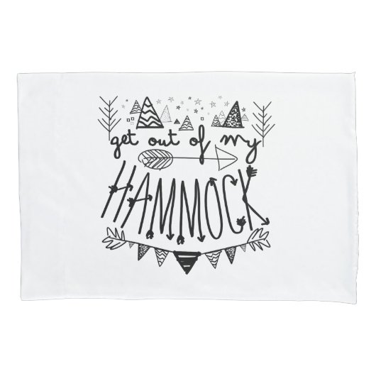 Verlassen Sie eine meine Hängematte Kissenbezug (Vorderseite)