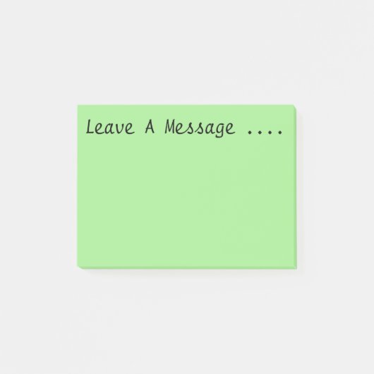 Verlassen Sie eine Mitteilung Post-it Klebezettel (Vorderseite)
