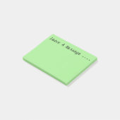 Verlassen Sie eine Mitteilung Post-it Klebezettel (angewinkelt)
