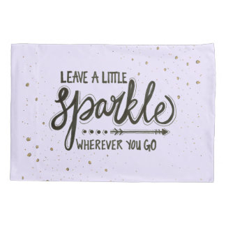 Verlassen Sie einen wenigen Schein, wohin Sie Kissenbezug