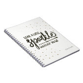 Verlassen Sie einen wenigen Schein, wohin Sie Notizblock (Rechte Seite)