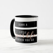 Verlassen Sie einen wenigen Schein, wohin Sie Tasse (Vorderseite Links)