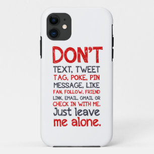 Verlassen Sie mich allein Case-Mate iPhone Hülle